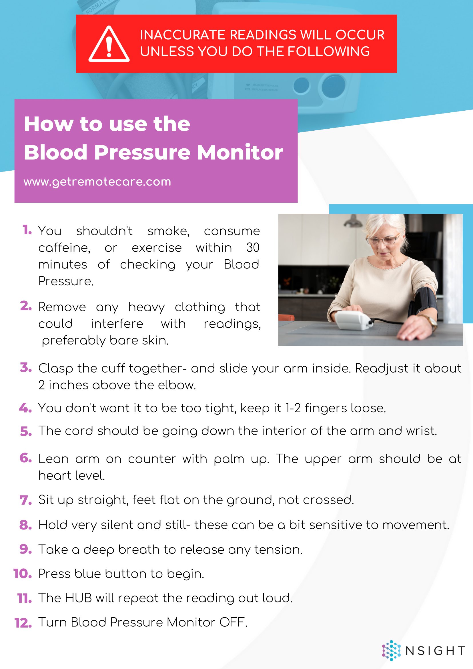 Blood Pressure Monitor Nsight